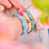 Azurblau x Ultramarin | Lumos Keramik | Vitality Makramee Armband